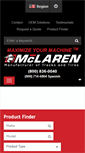 Mobile Screenshot of mclarenindustries.com